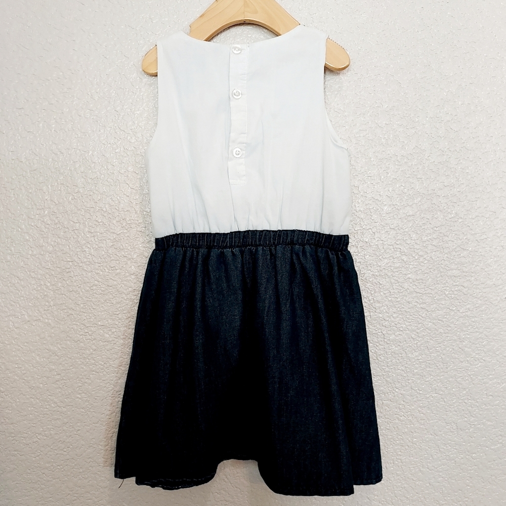 ⭐️5/$20 U.S. Polo Assn Embroidered Chambray Dress Size 5 - Picture 4 of 6